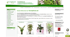 Desktop Screenshot of kunstpflanze.de
